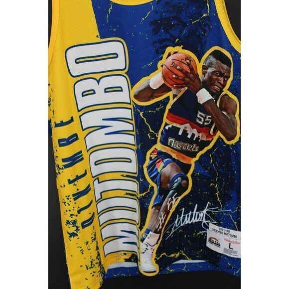 Mitchell & Ness Denver Nuggets Mutumbo Jersey Mens Large Retro Graphic Adult - Picture 3 of 9